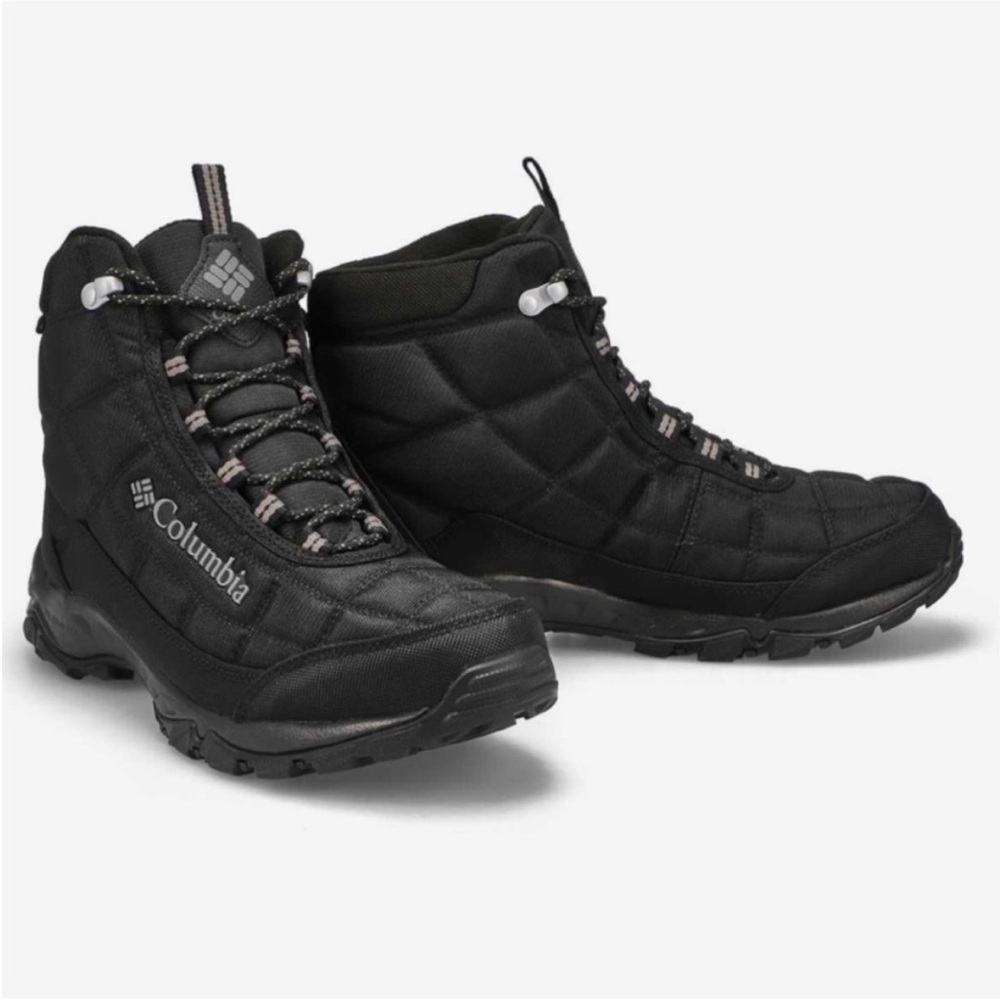 Columbia Black Men’s Insulated Quilted Hiking Boots